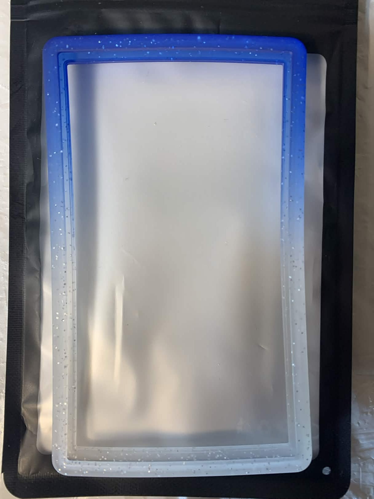 Dark Blue/White Matte Sparkle PSA Bumper