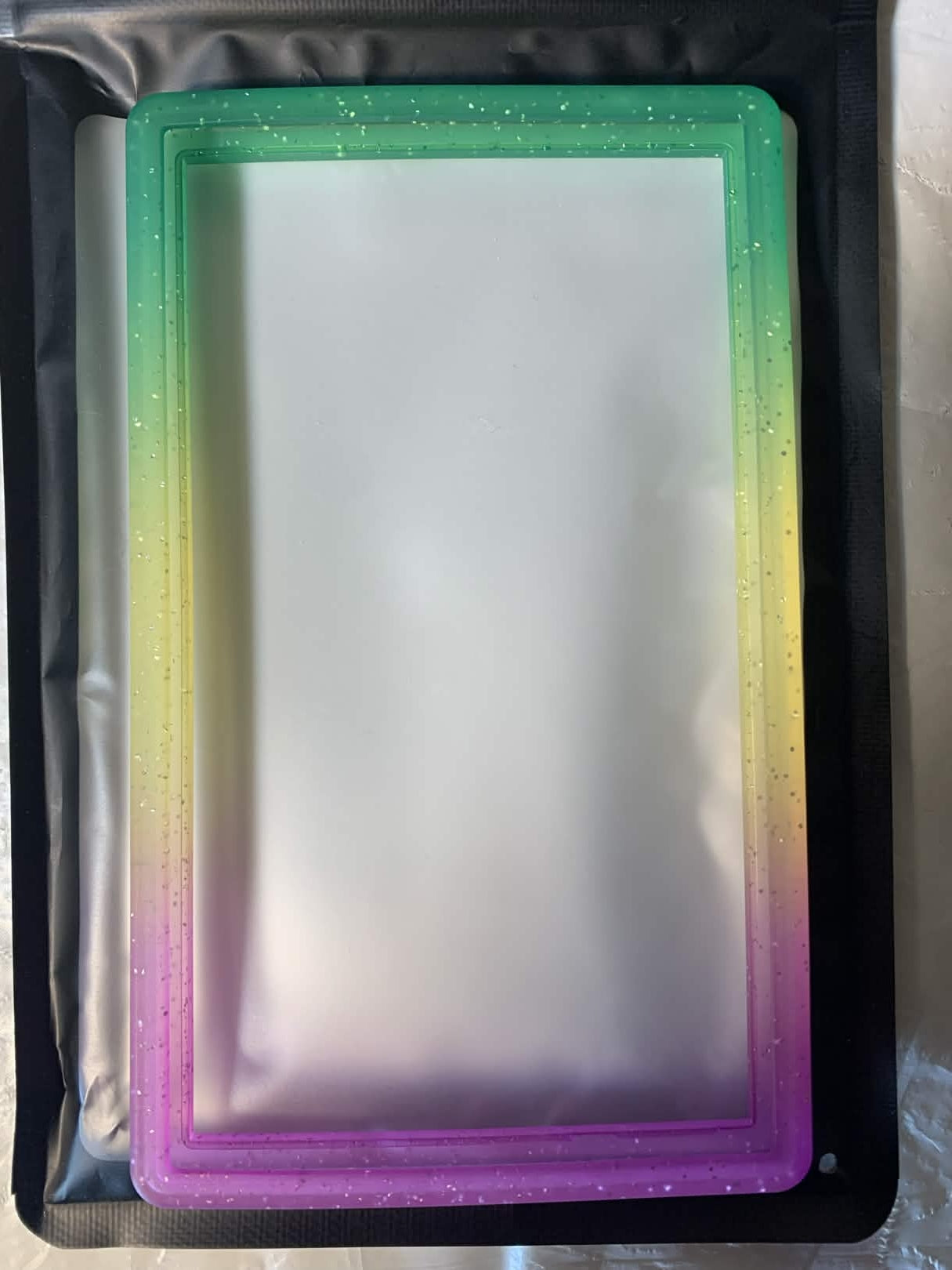 Dark Green/Yellow/Purple Matte Sparkle PSA Bumper