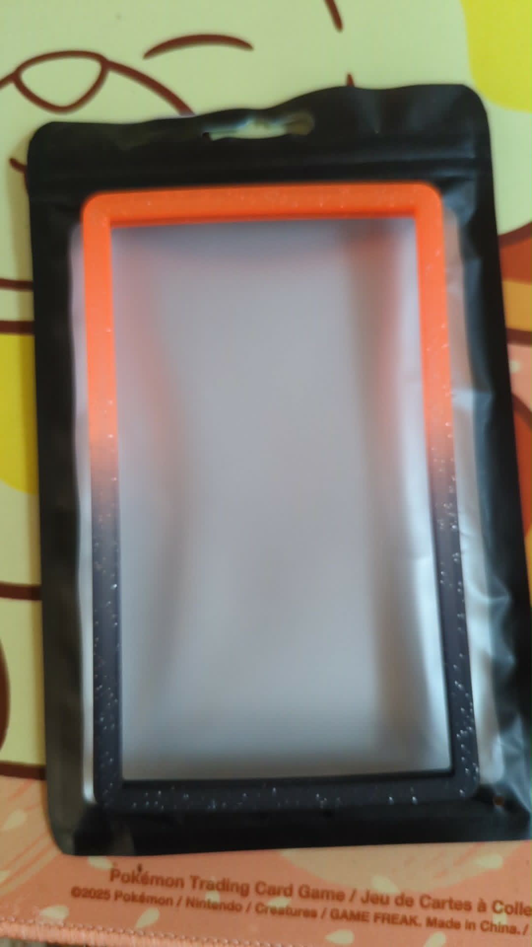 Orange/Black Matte Sparkle PSA Bumper