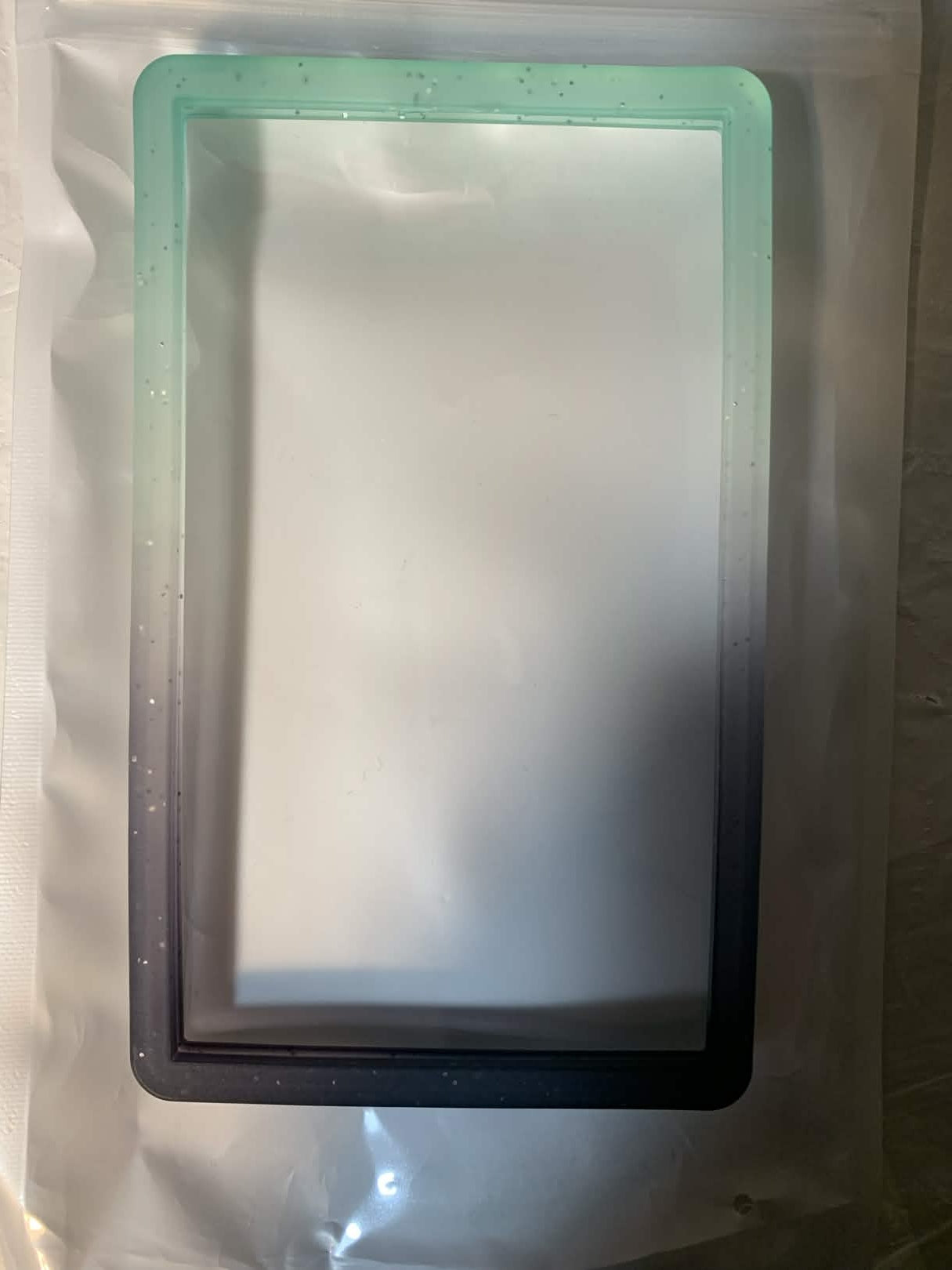 Teal/Black Matte Sparkle PSA Bumper