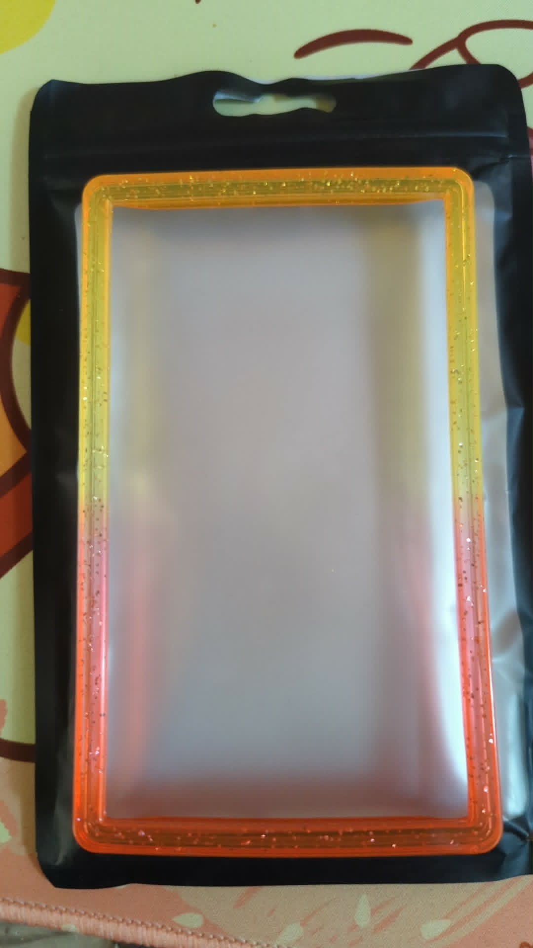 Yellow/Orange Glossy Sparkle PSA Bumper