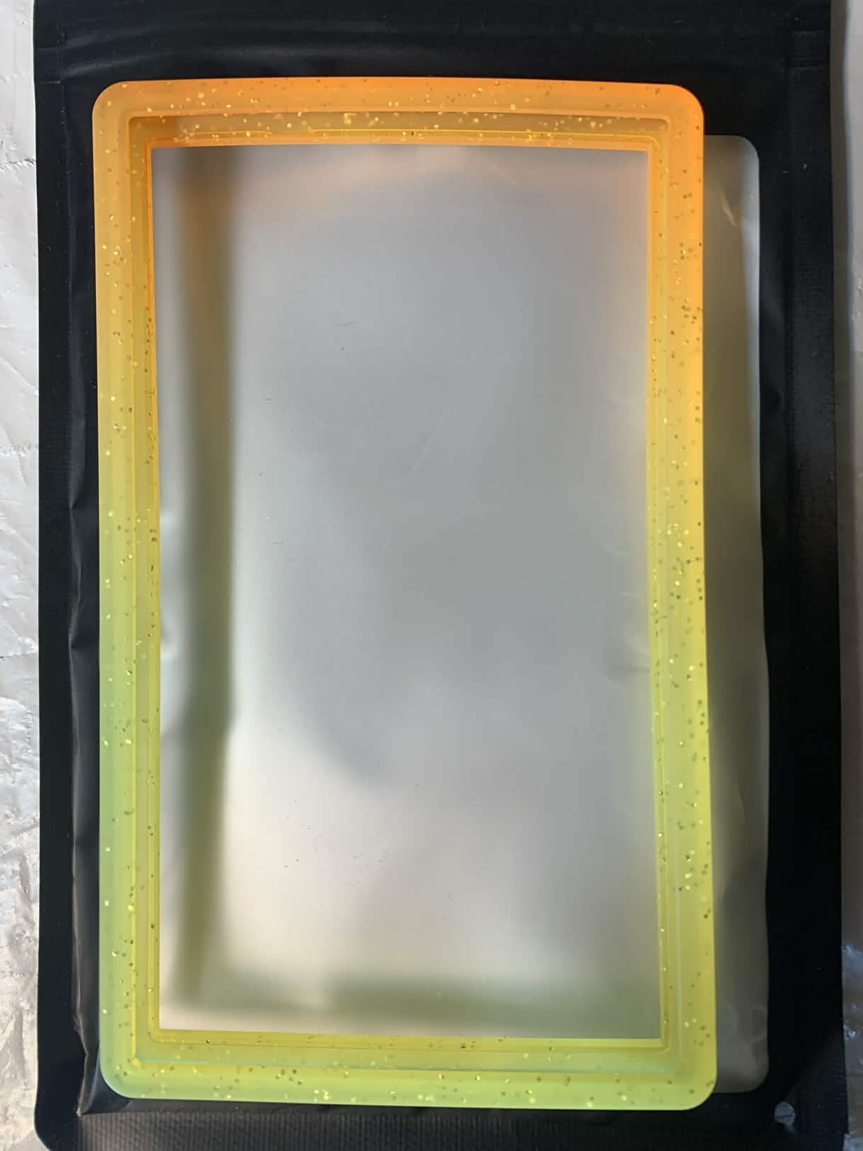 Light Yellow/Orange Matte Sparkle PSA Bumper