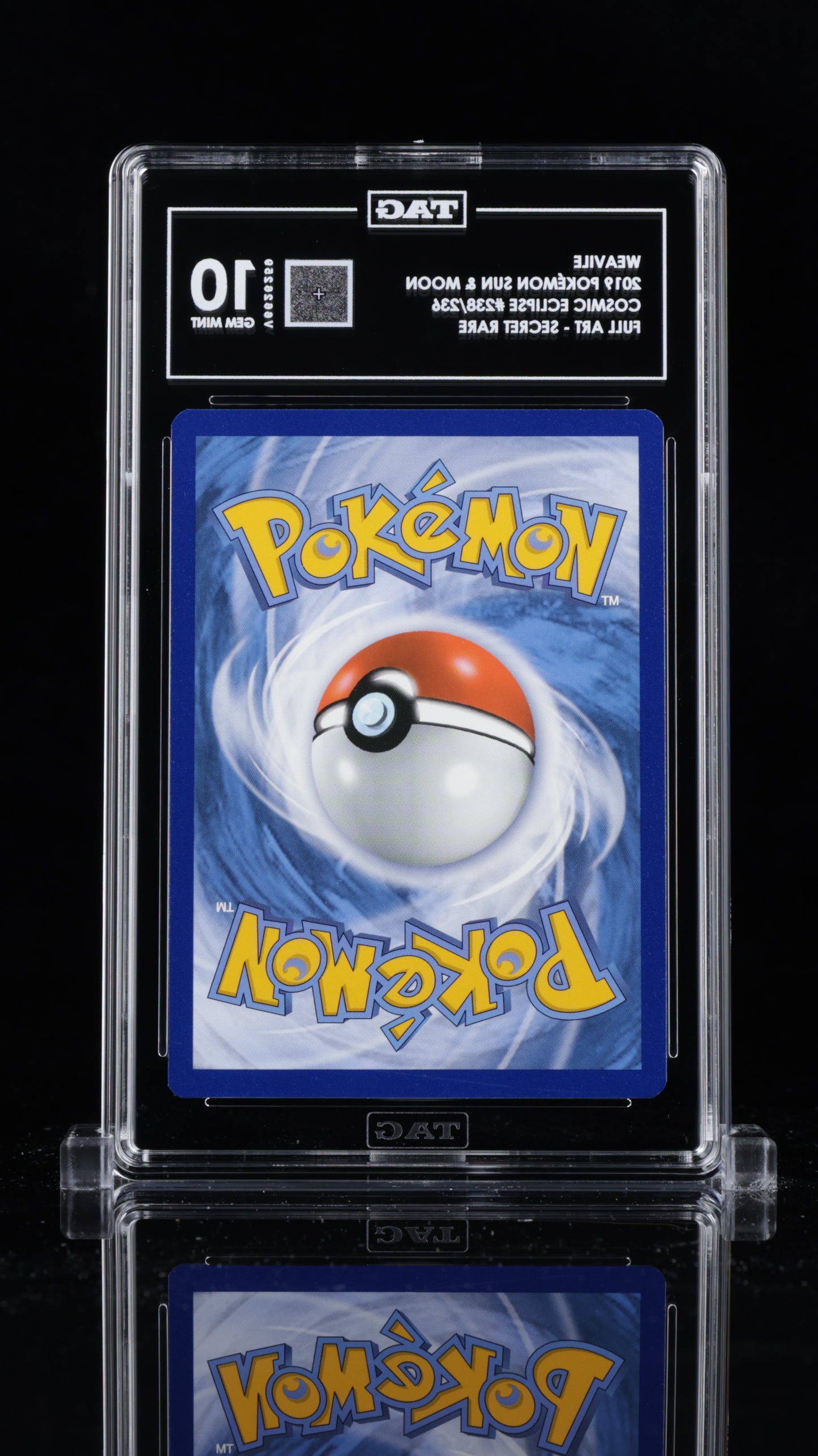 Weavile Cosmic Eclipse Full Art Secret TAG 10