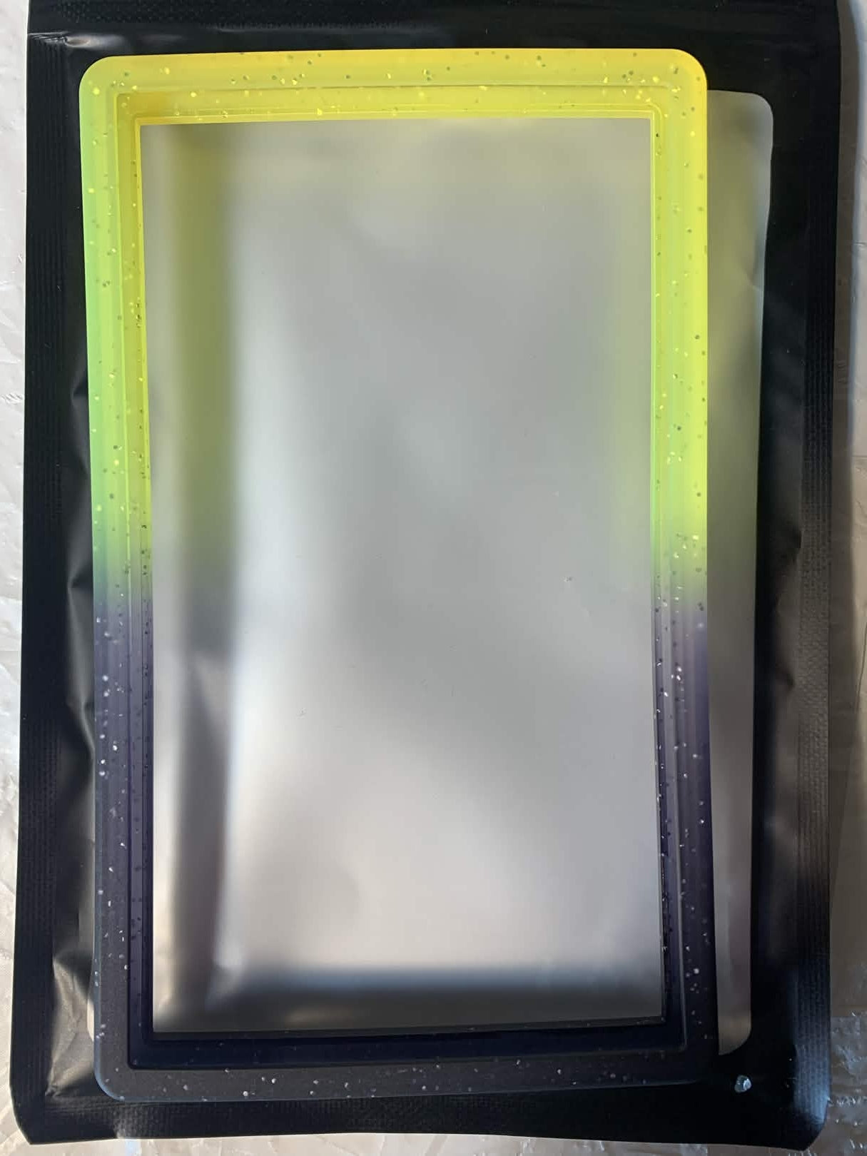Yellow/Black Matte Sparkle PSA Bumper