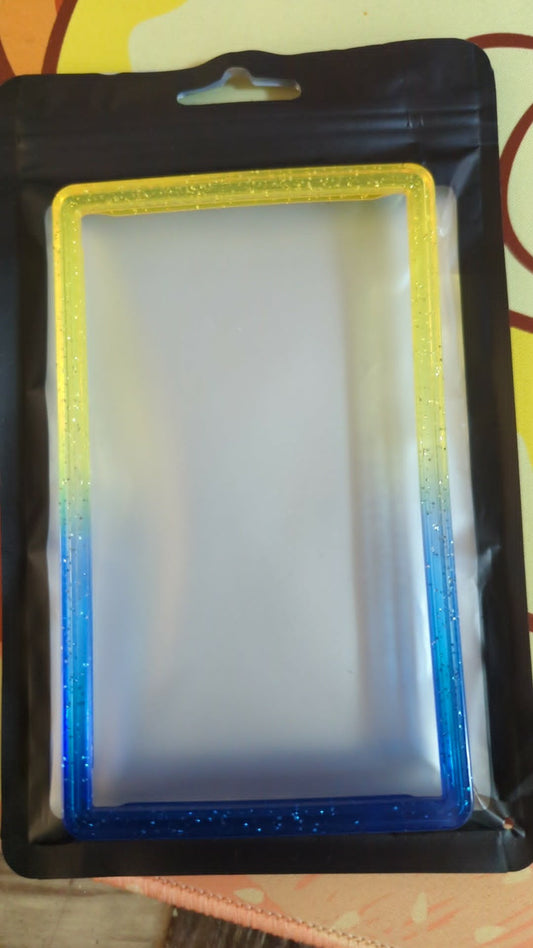 Yellow/Blue Glossy Sparkle PSA Bumper
