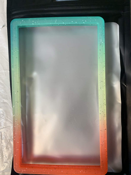 Blue/Yellow/Orange Matte Sparkle PSA Bumper