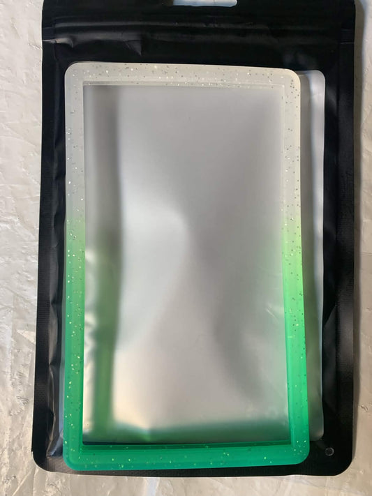 Dark Green/White Matte Sparkle PSA Bumper