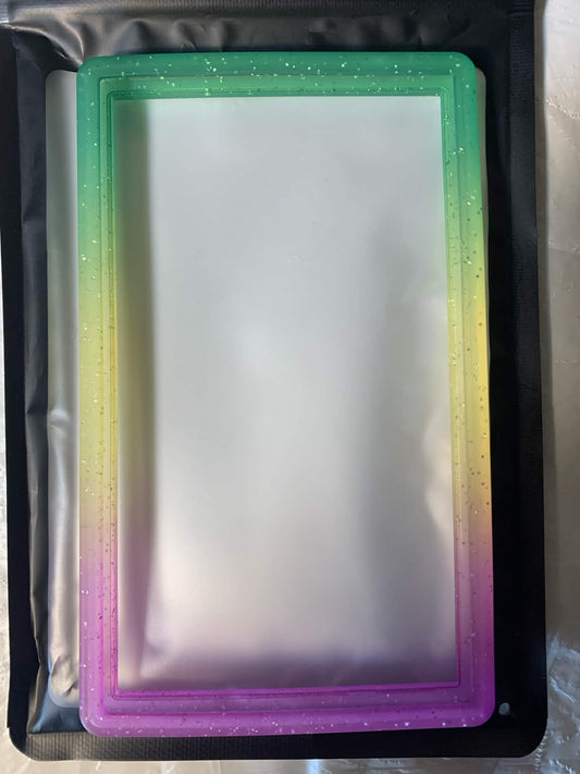 Dark Green/Yellow/Purple Matte Sparkle PSA Bumper