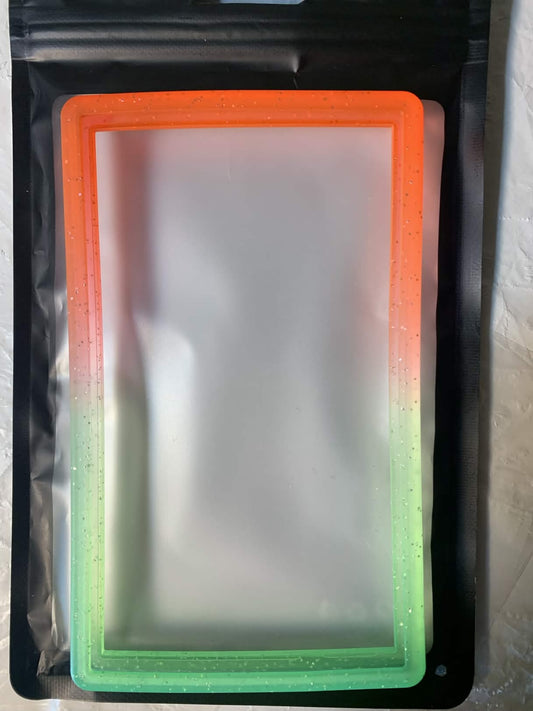 Orange/Green Matte Sparkle PSA Bumper