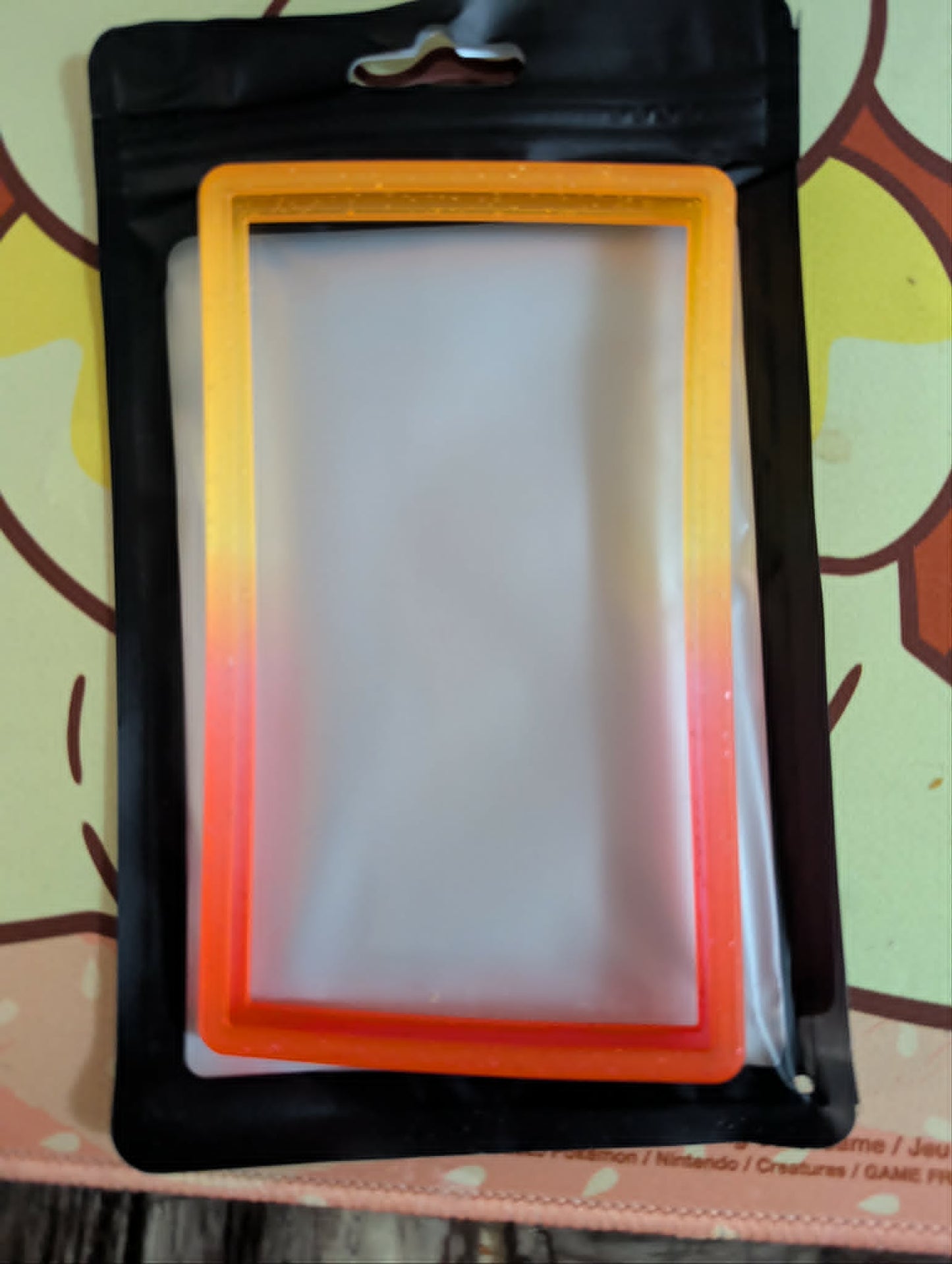 Orange/Red Matte Sparkle PSA Bumper