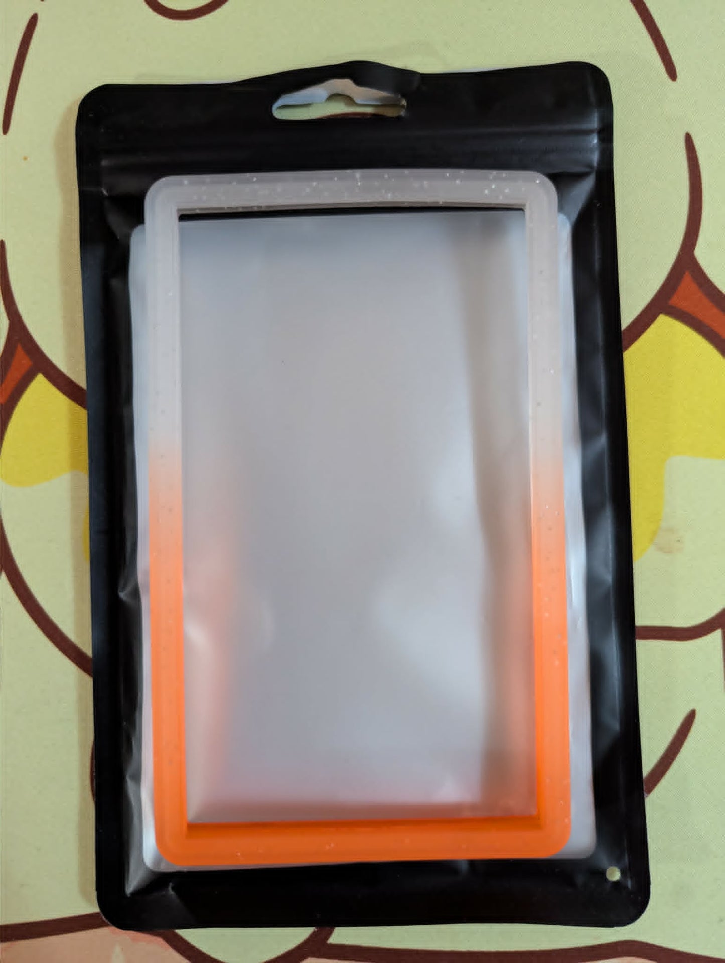 Light Grey/Orange Matte Sparkle PSA Bumper