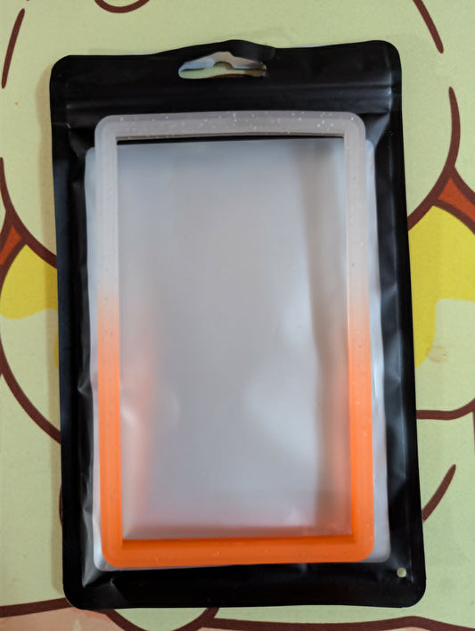 Light Grey/Orange Matte Sparkle PSA Bumper