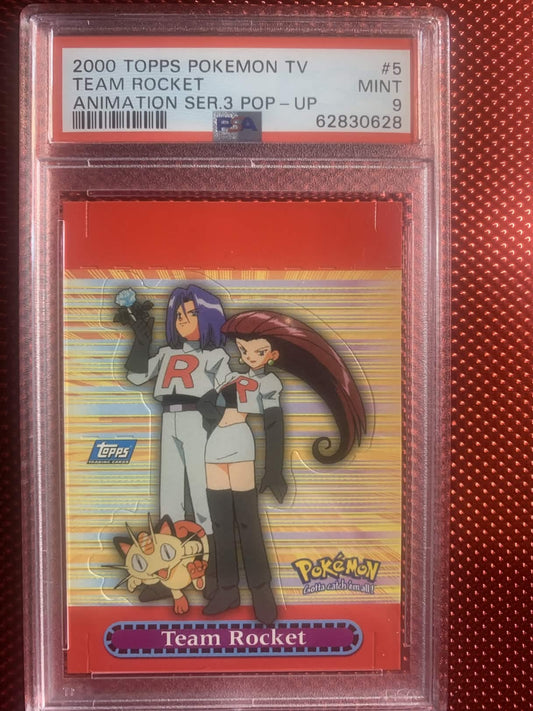 TOPPS Team Rocket Pop Up PSA 9