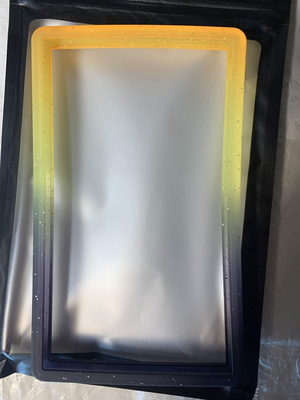 Dark Yellow/Yellow/Black Matte Sparkle PSA Bumper